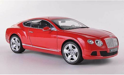 Bentley Continental GT 1/18 Minichamps rood 2011 modelauto