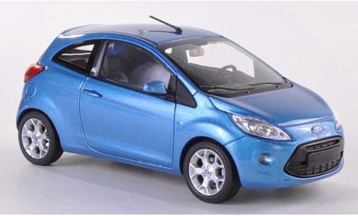 Ford Ka Berline 1/43 Minichamps II blauw 2009 modelauto