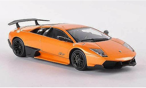 Lamborghini Murcielago LP670 1/43 Minichamps SV oranje 2009 modelauto
