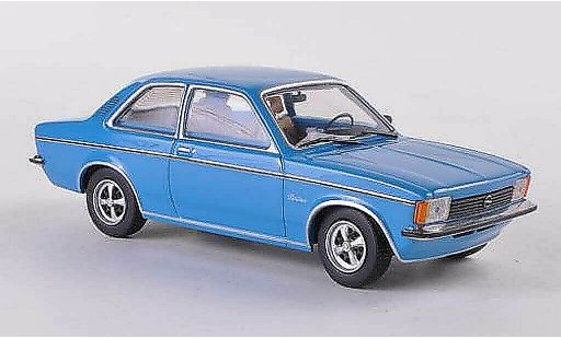 Opel Kadett C Berlina 1/43 Minichamps C Sedan blauw 2-Turer 1978 modelauto