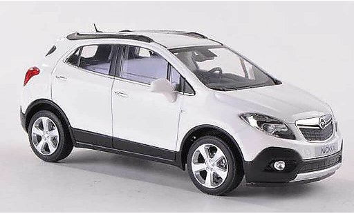 Opel Mokka Base 1/43 Minichamps wit 2012 modelauto