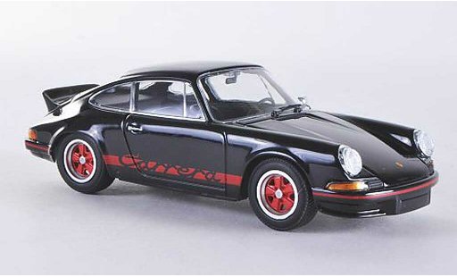 Porsche 911 RS 1/43 Minichamps Carrera 2.7 zwart met roten strepen en Felgen 1972porsche_ porsche__ modelauto