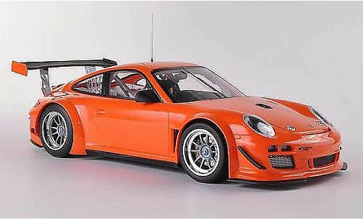 Porsche 911 GT3 1/18 Minichamps R 2010 oranje Plain Body modelauto