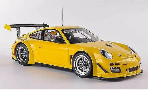Porsche 911 GT3 1/18 Minichamps R 2010 Street geel modelauto