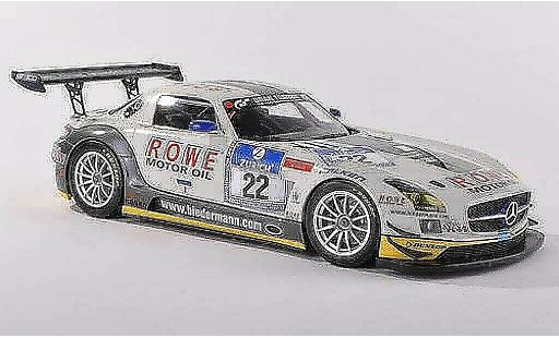 Mercedes SLS GT3 1/18 Minichamps AMG No.22 Rowe Racing 24h Nuerburgring 2012 Graf/Jager/Roloff/Seyffarth modelauto