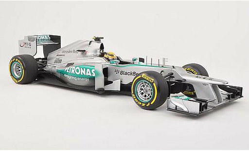 Mercedes F1 2013 1/18 Minichamps AMG Team No.10 Petronas Presentationsfahrzeug L.Hamilton modelauto