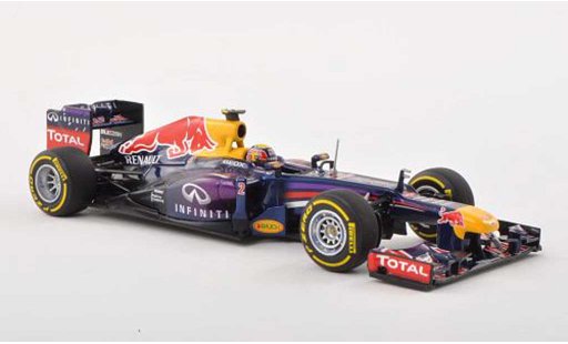Red Bull F1 2013 1/43 Minichamps Racing No.2 Infinity M.Webber Showcar modelauto