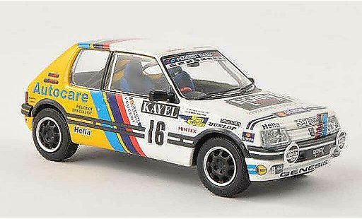 Peugeot 205 GTI 1/43 Vanguards 1.9 No.16 Kayel Graphics Rally Wales 1991 R.Burns/R.Reid modelauto