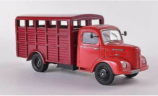 Hotchkiss PL50 Viehtransporter 1/43 Eligor rood/rood modelauto