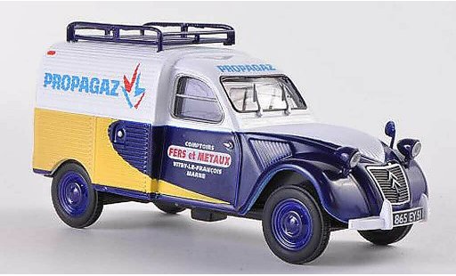 Citroen 2CV Fourgonnette 1/43 Eligor AZU Propagaz modelauto