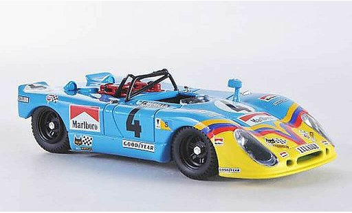 Porsche Flunder Base 1/43 Best Le Mans No.4 1973 Ortega/Merello modelauto