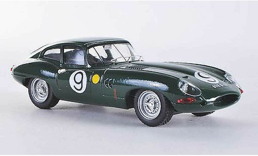 Jaguar E-Type 1962 1/43 Best E Coupe Le Mans No.9 Lumsden/Szilver modelauto