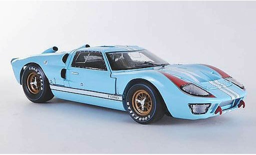 Ford GT40 Mk II 1/18 Shelby Collectibles GT 40 IIblauw met witen strepen 1966 modelauto