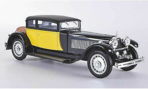 Bugatti 41 weymann 1/43 Rio Royale geel/zwart 1929 modelauto