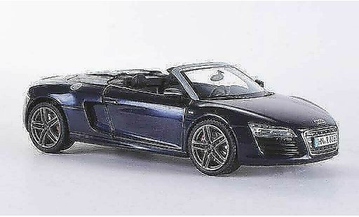 Audi R8 spyder 1/43 Schuco blauw 2012 modelauto
