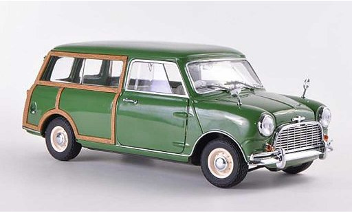 Austin Mini countryman 1/18 Kyosho Morris Morris Traveller groen RHD modelauto