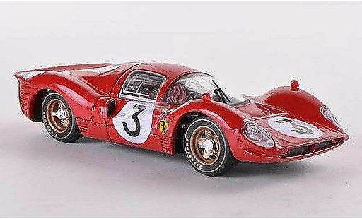 Ferrari 330 P4 1/43 Brumm Nr.3 Bandini-Amon 1000Km Monza 1967 modelauto
