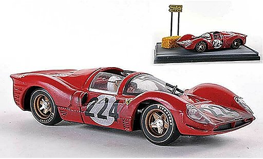 Ferrari 330 P4 1/43 Brumm No.224 Nino Vaccarella Targa Florio 1967 modelauto