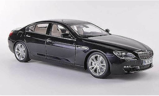 Bmw 650 F06 1/18 Paragon i Gran Coupe zwart 2012 modelauto