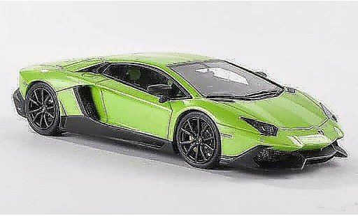 Lamborghini Aventador LP720-4 1/43 Look Smart 50e Anniversario groen/matzwart modelauto