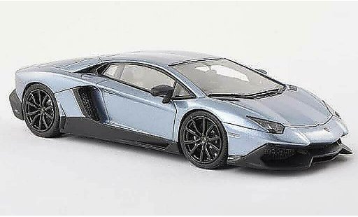 Lamborghini Aventador LP720-4 1/43 Look Smart 50eme Anniversaire blauw modelauto