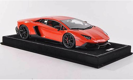 Lamborghini Aventador LP720-4 1/18 MR Collection 50th Anniversario oranje modelauto