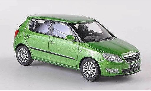 Skoda Fabia II 1/43 Abrex gun Facelift 2010 modelauto