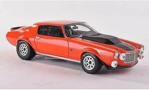 Chevrolet Camaro Z28 1/18 Premium X Ready To Race rood/zwart 1971 modelauto