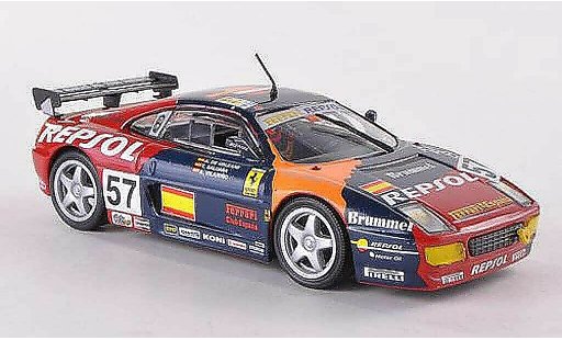 Ferrari 348 GT Competizione 1/43 Ferrari Racing Collection No.57 T.Saldana/A.Villarino/A.de Orleans-Borbon 24h Le Mans 1994 modelauto