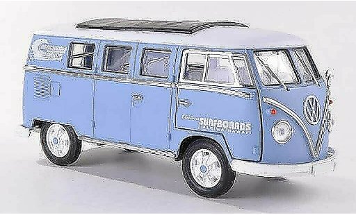Volkswagen T1 B 1/18 Greenlight Stationwagen Custom Surfboards Hawaii 1962 modelauto