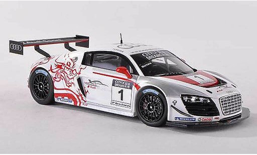 Audi R8 gt spyder 1/43 Spark LMS ultra No.1 Winner Macau Cup 2012 Edoardo Mortara modelauto