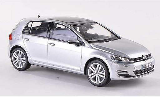 Volkswagen Golf Base 1/43 Herpa grijs 5-Turer 2013 modelauto