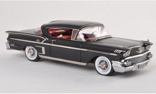 Chevrolet Bel Air Coupe 1/43 Neo 1958 Impala 2-Door Hardtop zwart modelauto