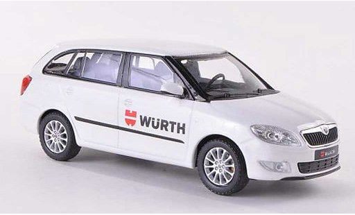 Skoda Fabia II 1/43 Abrex Combi Wurth modelauto