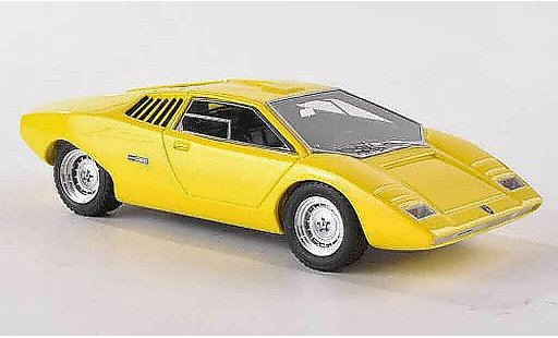 Lamborghini Countach LP 500 1/43 Look Smart Prototipo geel 1971 modelauto