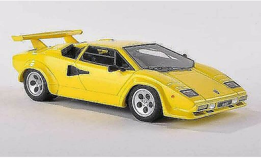 Lamborghini Countach LP 500 1/43 Look Smart geel 1982 modelauto