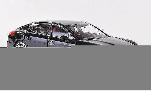 Porsche Panamera Turbo S 1/43 Minichamps zwart Facelift 2012 modelauto
