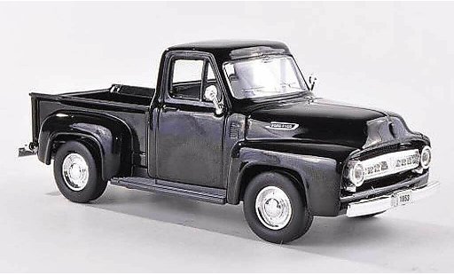 Ford F-100 Pickup 1/43 Yat Ming F 100 Pick Up zwart 1953 modelauto