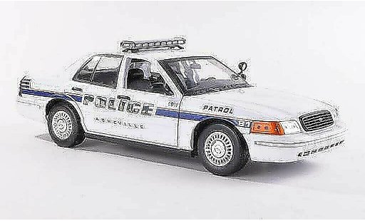 Ford Crown Police Interceptor 1/18 Motormax Asheville Politie Politie (USA) modelauto