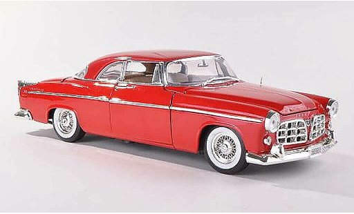 Chrysler 300C Hardtop 1/18 Motormax rood 1955 modelauto