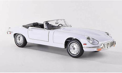 Jaguar E-Type 1971 1/18 Yat Ming wit LHD modelauto