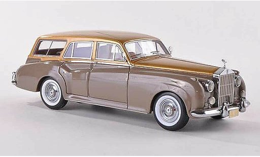 Rolls Royce Silver Cloud Base 1/43 Matrix Harold Radford SC biens dore/-brun LHD 1959 modelauto