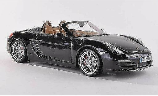 Porsche 718 S 1/18 Minichamps (981) zwart 2012 modelauto