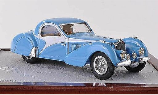 Bugatti 57 Atalante 1/18 Chromes SC blauw/wit 1937 modelauto