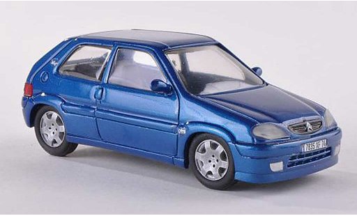 Citroen Saxo VTS 1/43 Paradcar blauw modelauto