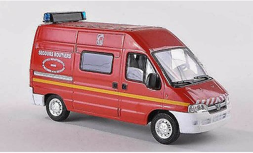 Peugeot Boxer Base 1/43 Solido Secours routier Indre brandweer (F) modelauto