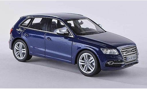 Audi SQ5 tdi 1/43 Schuco blauw 2013 modelauto