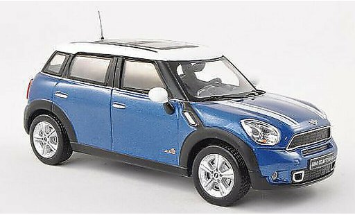Mini Countryman S 1/43 IXO blauw/wit 2011 modelauto