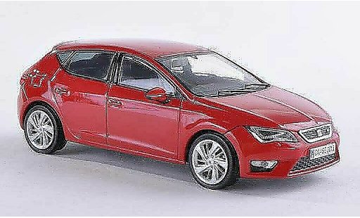 Seat Leon Base 1/43 Seat rood 2012 modelauto