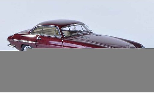 Jaguar XK 120 1/43 Matrix Supersonic Ghia zwart-rood modelauto